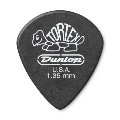 498P1.35 Tortex Jazz III XL Медиаторы 12шт, толщина 1,35мм, Dunlop