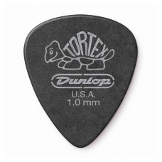 488R1.0 Tortex Pitch Black Standard Медиаторы 72шт, толщина 1,0мм, Dunlop