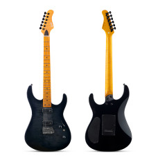 S-G37-MAX-S-SBK Электрогитара, черная, Luxars