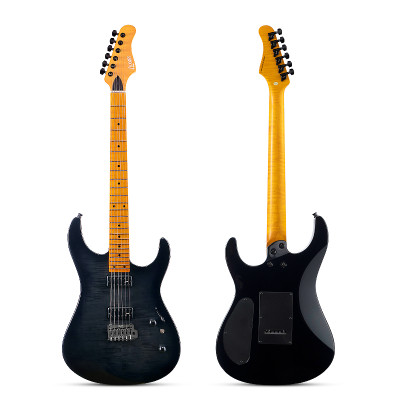 S-G37-MAX-S-SBK Электрогитара, черная, Luxars