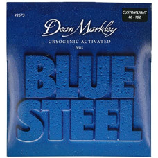 DM2673 Blue Steel Комплект струн для бас-гитары, сталь, 46-102, Dean Markley