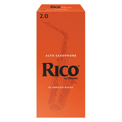 RIA2520 Rico Трости для саксофона сопрано, размер 2.0, 25шт, Rico