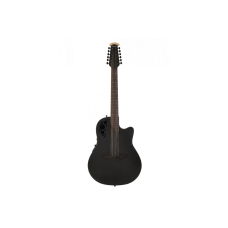 OVATION 2058TX-5 Elite T Deep Contour Cutaway Black Textured 12-струнная электроакустическая гитара