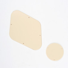 MX0479 Задняя крышка темброблока для Gibson Les Paul, кремовая, Musiclily