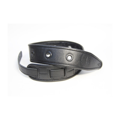 FL7000004CU Leather Custom Ремень для гитары, кожаный, черный, Fidel