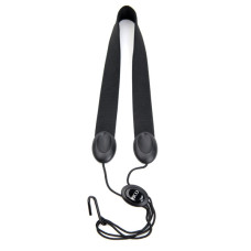 SLA11 Ремень для саксофона тенор/баритон, текстильный, черный, металлический крючок, Rico