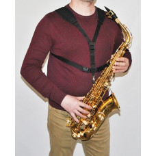 SHT-03CR Ремень для саксофона с карабином, размер Regular, Мозеръ