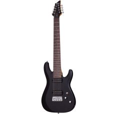 Schecter C-8 Deluxe SBK Гитара электрическая восьмиструнная, крепление грифа: на болтах