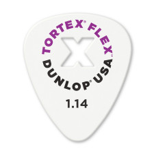 428XP1.14 Tortex Flex X Медиаторы, 12шт, толщина 1,14мм, Dunlop