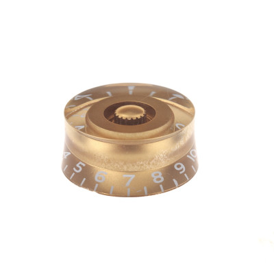 M145-4 Ручка потенциометра LP Style, метрическая, золото (4шт в комплекте), Musiclily