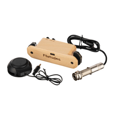 FR6 Звукосниматель для акустической гитары, трансакустический, Flatsons