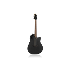 Ovation 1868TX-5-G Elite TX Super Shallow Black Textured электроакустическая гитара, цвет черный текстурированный, производство Китай