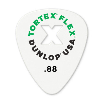 428XP.88 Tortex Flex X Медиаторы, 12шт, толщина 0,88мм, Dunlop