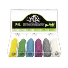 4121 Tortex Sharp Коробка медиаторов, 6 толщин, 216шт, Dunlop