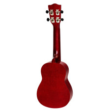 Kaimana UK-21 RDM Укулеле сопрано, цвет красный матовый