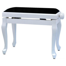 GEWA Deluxe Classic White high gloss Black Cover банкетка фортепианная