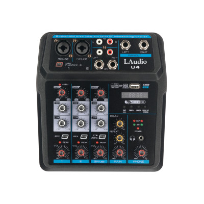 U4 Микшерный пульт, 4 канала, LAudio