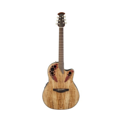 OVATION CE44P-SM Celebrity Elite Plus Mid Cutaway Natural Spalted Maple электроакустическая гитара