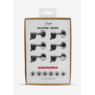 STA-15A-CR Колки для гитары, 6л, хром, Smiger