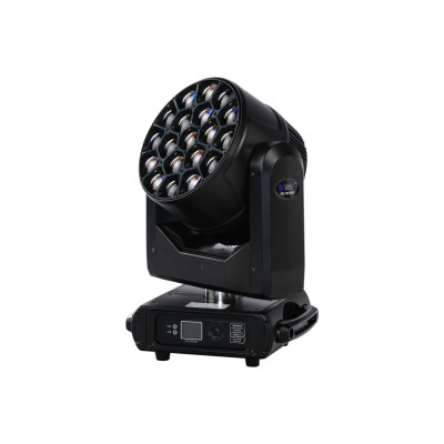 ML1915WP Моторизированная световая "голова", IP20, RGBW, 19x15Вт, Bi Ray