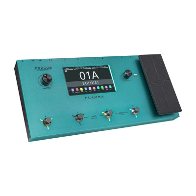 FX200B Процессор эффектов, портативный, зеленый, Flamma