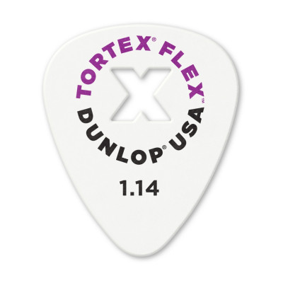 428XR1.14 Tortex Flex X Медиаторы, 72шт, толщина 1,14мм, Dunlop