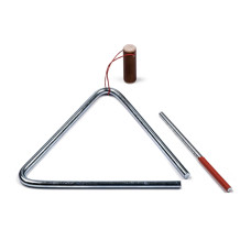 MS-ZH-TR-818 Треугольник с палочкой, 18см, Мастерская Сереброва