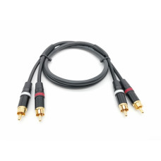 E56-2RCA-2RCA-0200-0 Кабель аудио 2хRCA-2хRCA, 2м, ZZcable