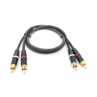 E56-2RCA-2RCA-0200-0 Кабель аудио 2хRCA-2хRCA, 2м, ZZcable