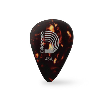 1CSH7-10 Classic Celluloid Медиаторы, толщина 1.25мм, 10 шт, D'Addario