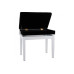GEWA Piano bench Deluxe Compartment White matt банкетка для пианино