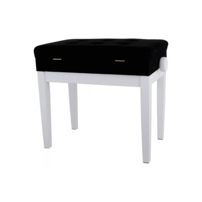 GEWA Piano bench Deluxe Compartment White matt банкетка для пианино