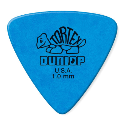 431R1.0 Tortex Triangle Медиаторы 72шт, толщина 1,0мм, треугольные, Dunlop