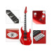 BULLFIGHTER D-150 With bag, Candy Red Электрогитара, чехол в комплекте