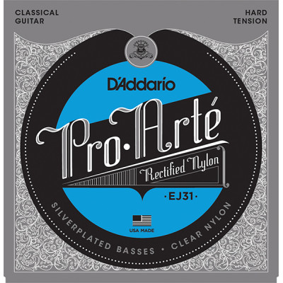 EJ31 CLASSIC Струны для классической гитары нейлоновые Hard D`Addario
