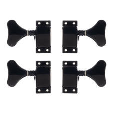 JB-120C-2+2-BK Колки для бас-гитары 2+2, черные, Paxphil