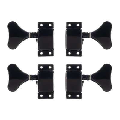 JB-120C-2+2-BK Колки для бас-гитары 2+2, черные, Paxphil