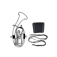 GEWA VALVE GUARD LEATHER B-Tuba part B защита рук (туба) 2 части