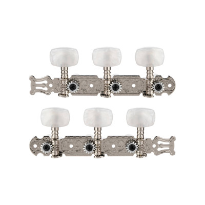 AOD-018C(W) Комплект колковой механики для классической гитары, 35мм, с втулками, Alice