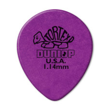 413R1.14 Tortex Teardrop Медиаторы 72шт, капля, толщина 1,14мм, Dunlop