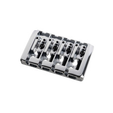 BB404-CR Бридж (струнодержатель) для бас-гитары, хром, Paxphil