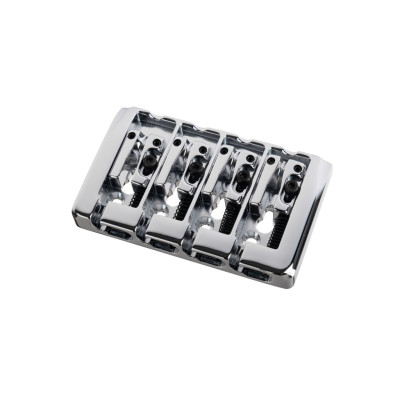 BB404-CR Бридж (струнодержатель) для бас-гитары, хром, Paxphil