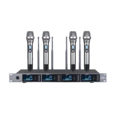 LS-215-M Беспроводная микрофонная система, 4 ручных передатчика, LAudio