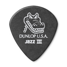 571P1.4 Gator Grip Jazz III Медиаторы, 6шт, толщина 1,14мм, Dunlop