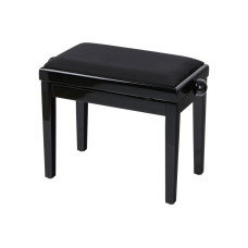 HY-PJ018B-GLOSS-BLACK Банкетка, черный/черный, вельвет, Rin HY-PJ018B-GLOSS-BLACK Банкетка, черный/черный, вельвет, Rin