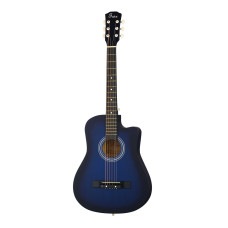 FFG-38C-BL-M Акустическая гитара, с вырезом, синяя, Foix