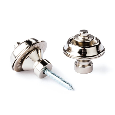 SLS1501N Straplok Traditional Крепление ремня, никелированное, 2шт, Dunlop