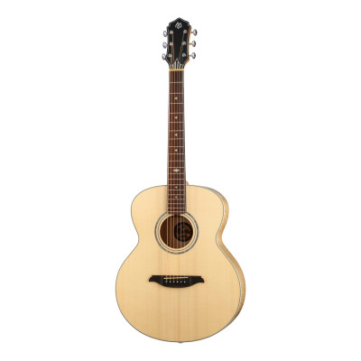 SJ-60NA Акустическая гитара, с чехлом, цвет натуральный, Mollo Guitar