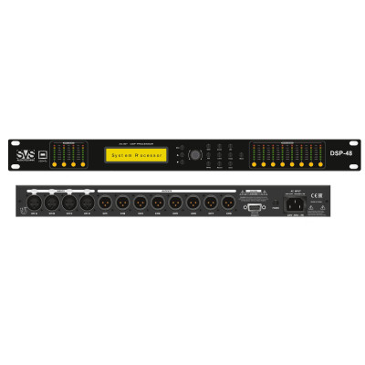 SVS Audiotechnik DSP-48 Профессиональный аудио процессор, вход активный сбалансированный