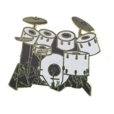 GEWA значок ударная установка белый значок